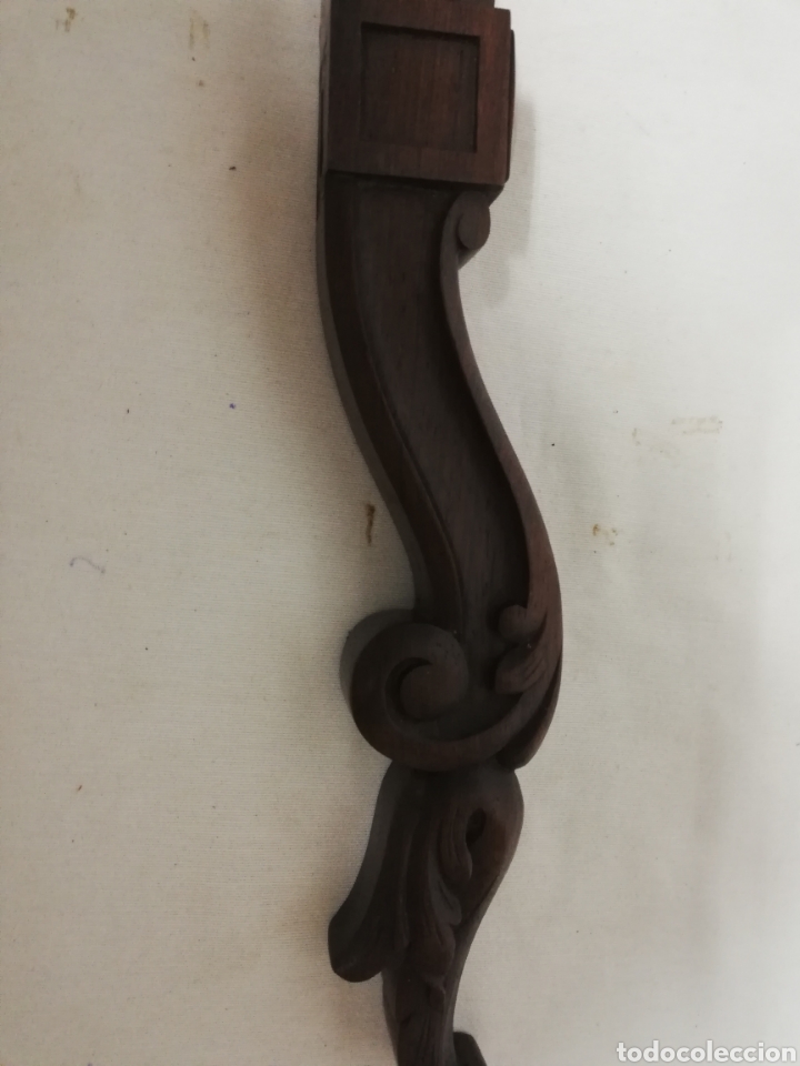 Relojes de pie: PIEZA DE RELOJ DE PIE EN MADERA TORNEADA. DESPIECE. - Foto 4