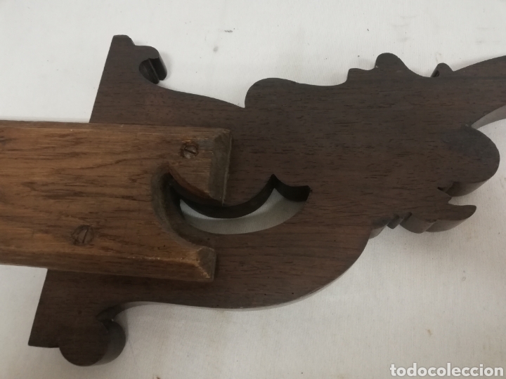 Relojes de pie: PIEZA DE RELOJ DE PIE EN MADERA TORNEADA. DESPIECE. - Foto 10