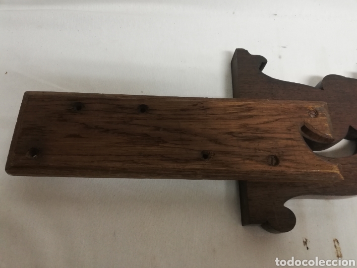 Relojes de pie: PIEZA DE RELOJ DE PIE EN MADERA TORNEADA. DESPIECE. - Foto 11