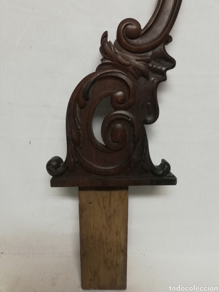 Relojes de pie: PIEZA DE RELOJ DE PIE EN MADERA TORNEADA. DESPIECE. - Foto 14