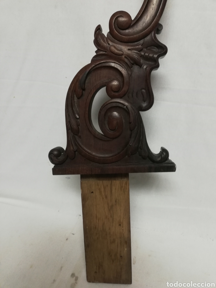 Relojes de pie: PIEZA DE RELOJ DE PIE EN MADERA TORNEADA. DESPIECE. - Foto 1