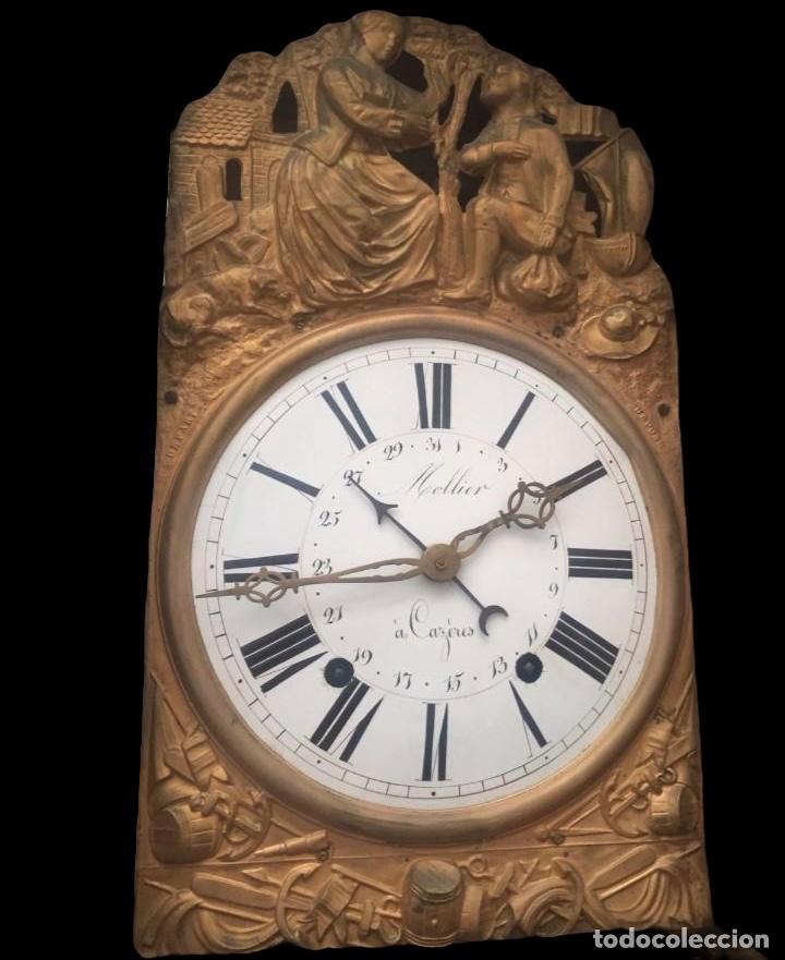 Relojes de pie: Reloj de caja alta mitad S. XIX - Foto 4
