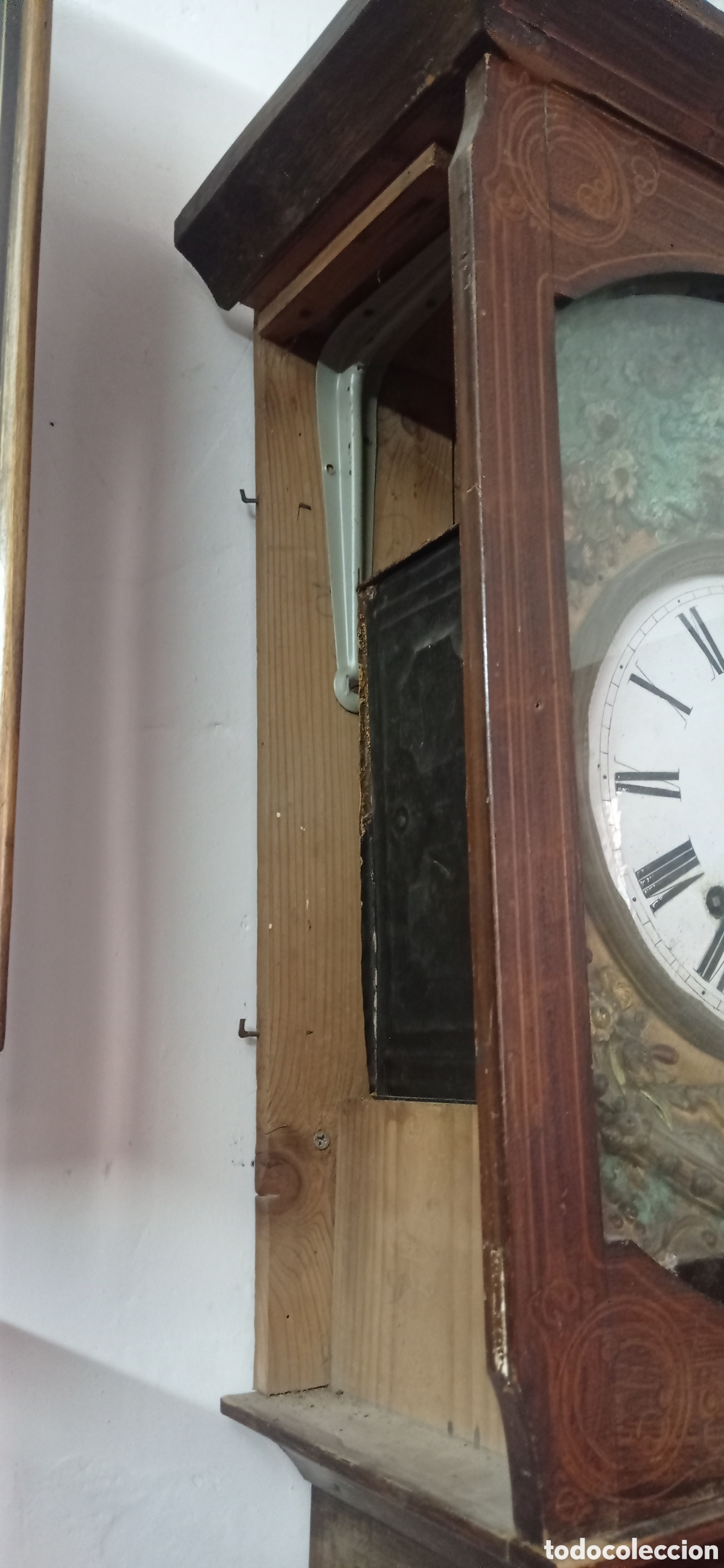 Relojes de pie: Reloj morez p&eacute;ndulo real , policromado. - Foto 5