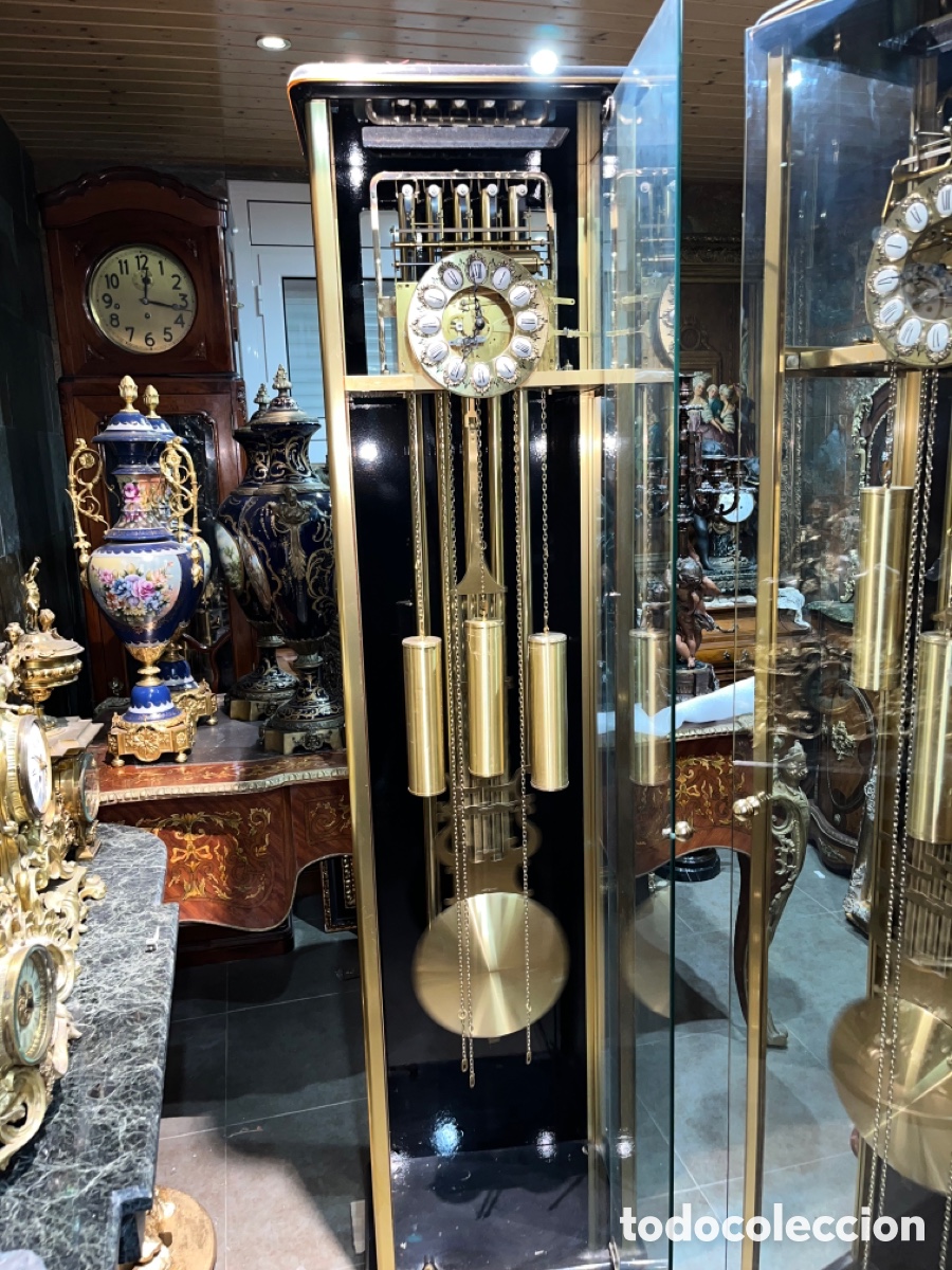 Relojes de pie: Reloj esqueleto Carrillon - Foto 2
