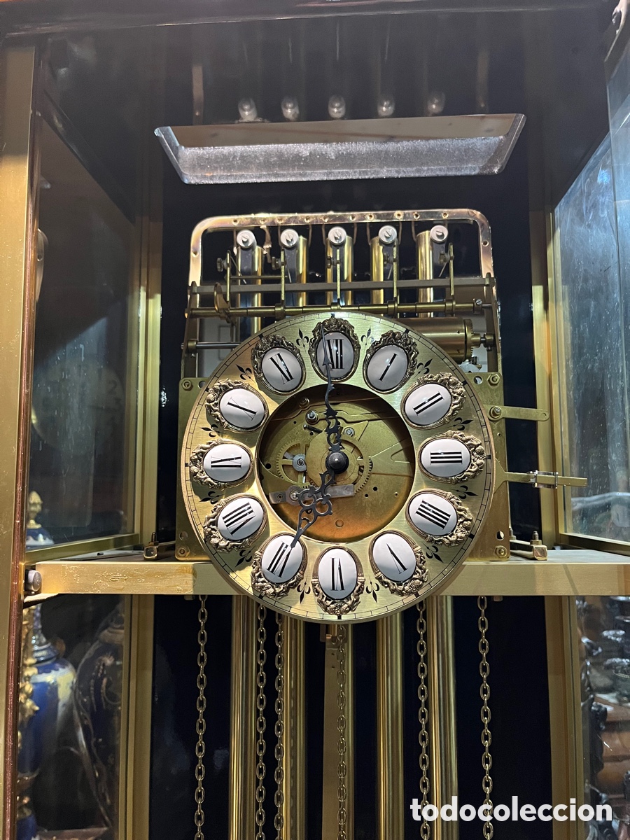 Relojes de pie: Reloj esqueleto Carrillon - Foto 4