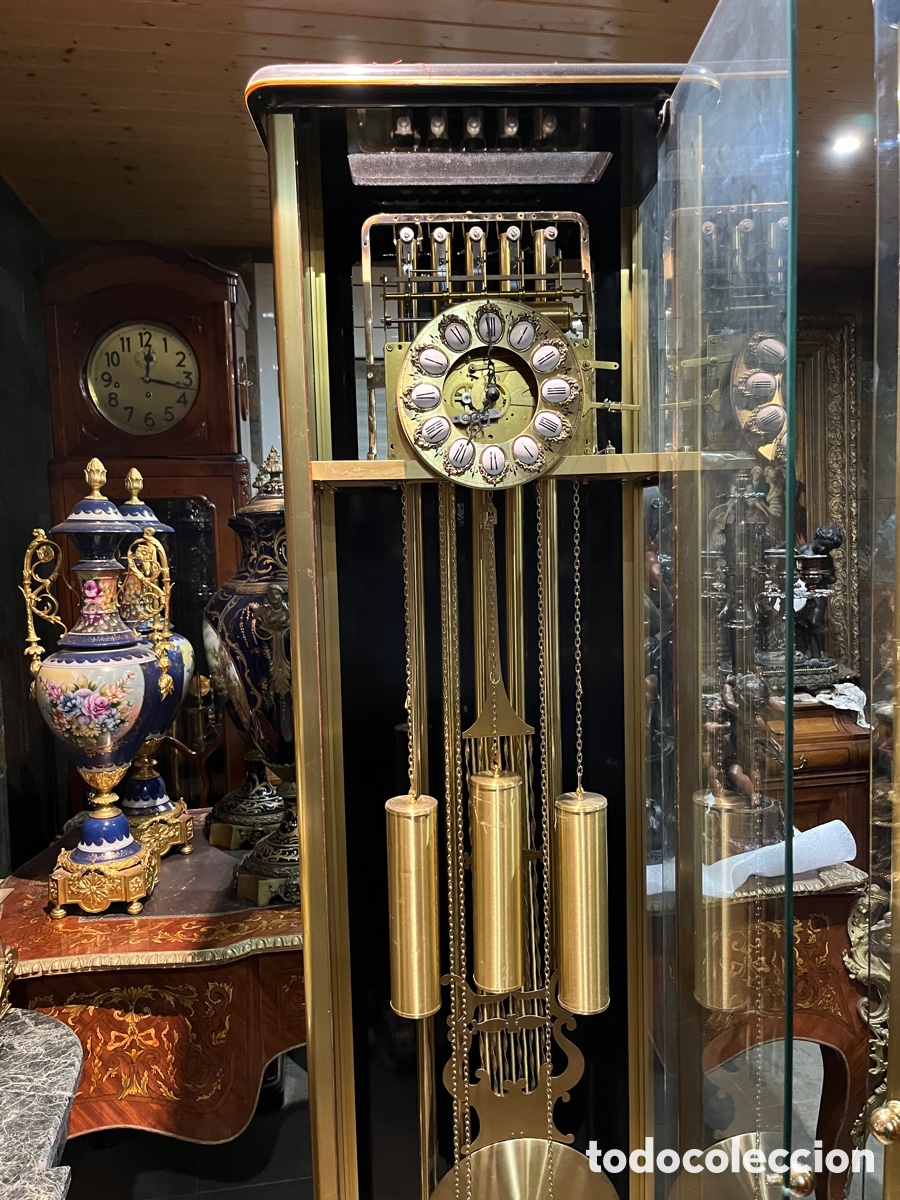 Relojes de pie: Reloj esqueleto Carrillon - Foto 6