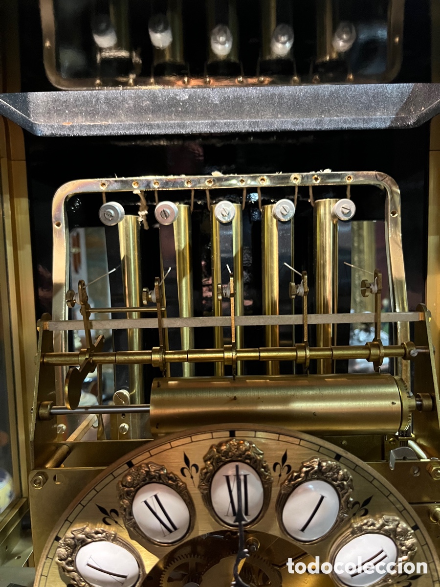 Relojes de pie: Reloj esqueleto Carrillon - Foto 10