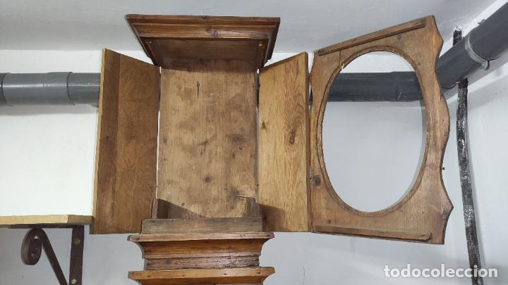 Relojes de pie: INTERESANTE CAJA DE RELOJ MOREZ - Foto 5