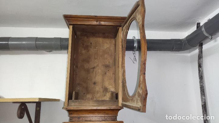 Relojes de pie: INTERESANTE CAJA DE RELOJ MOREZ - Foto 7