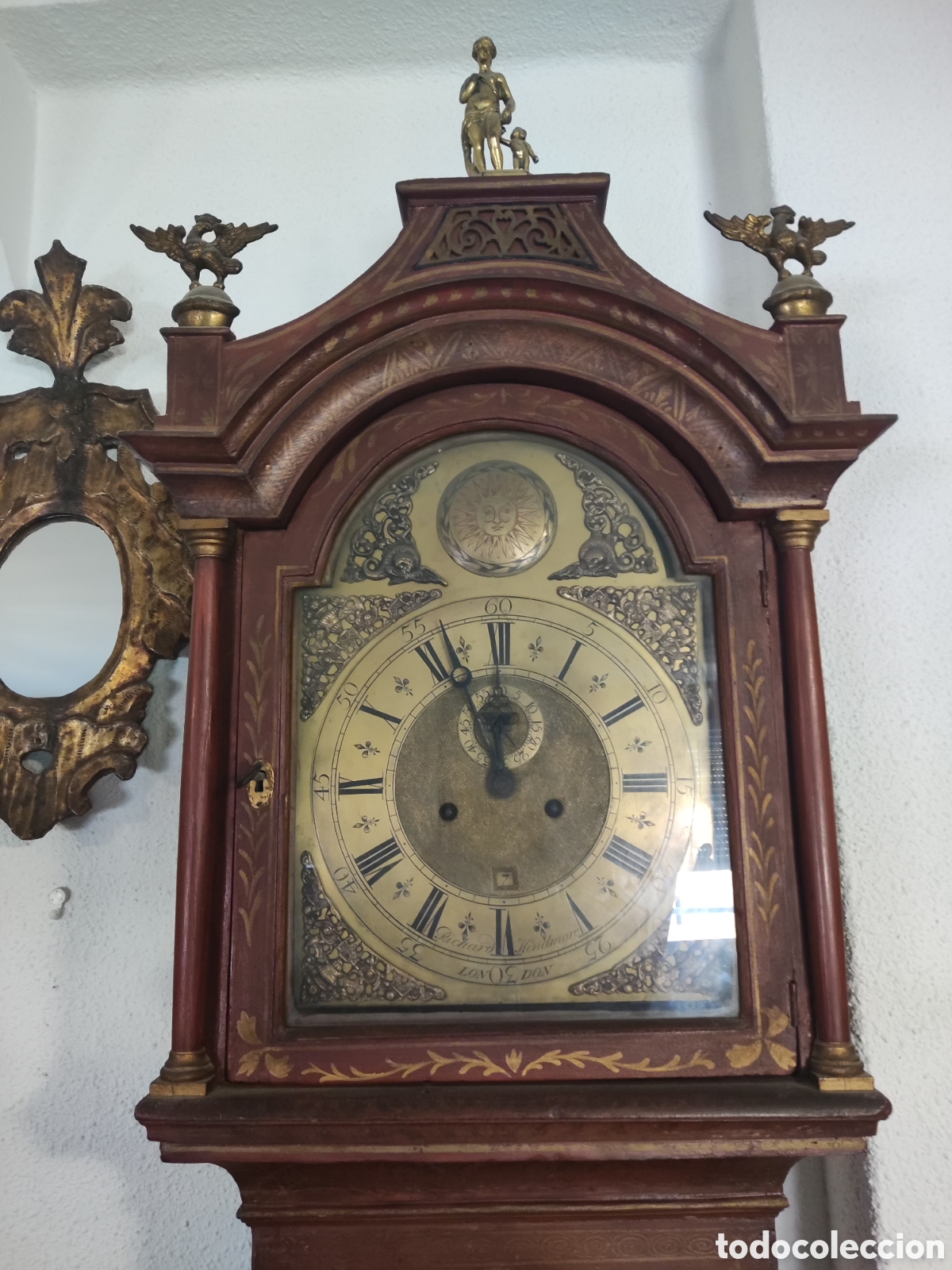 Relojes de pie: Reloj siglo 18 principios - Foto 2