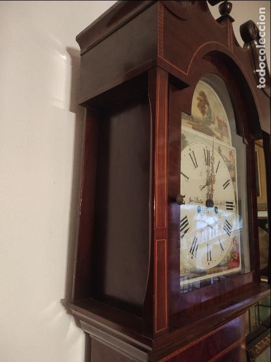 Relojes de pie: reloj de sala ingles de pie vistoriano - Foto 2