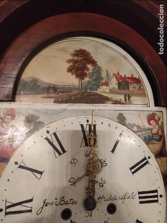 Relojes de pie: reloj de sala ingles de pie vistoriano - Foto 5