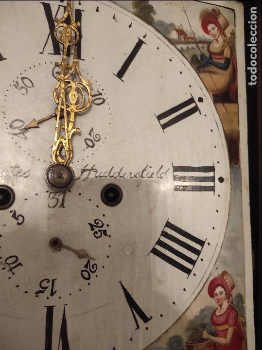 Relojes de pie: reloj de sala ingles de pie vistoriano - Foto 7