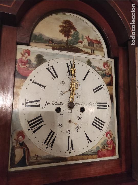 Relojes de pie: reloj de sala ingles de pie vistoriano - Foto 9