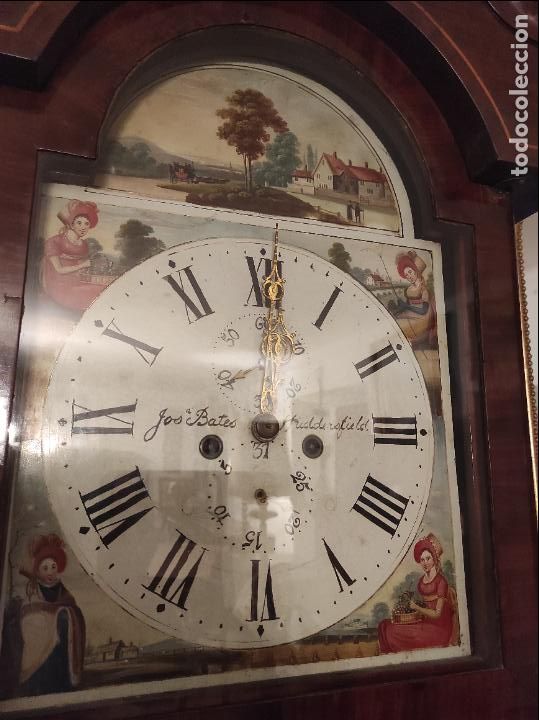 Relojes de pie: reloj de sala ingles de pie vistoriano - Foto 10
