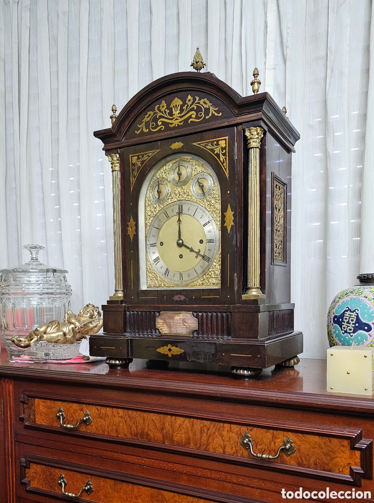 Relojes de pie: EXCEPCIONAL GRAN RELOJ SONER&Iacute;A - Foto 4