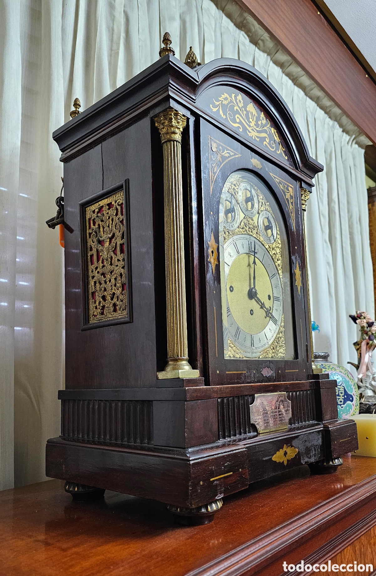 Relojes de pie: EXCEPCIONAL GRAN RELOJ SONER&Iacute;A - Foto 5