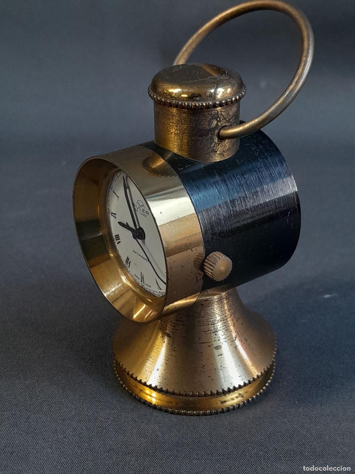 Relojes de pie: RELOJ SOBREMESA BULER DE LUXE EN BRONCE - Foto 6