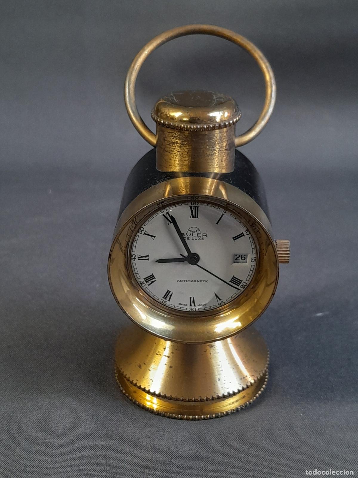 Relojes de pie: RELOJ SOBREMESA BULER DE LUXE EN BRONCE - Foto 1