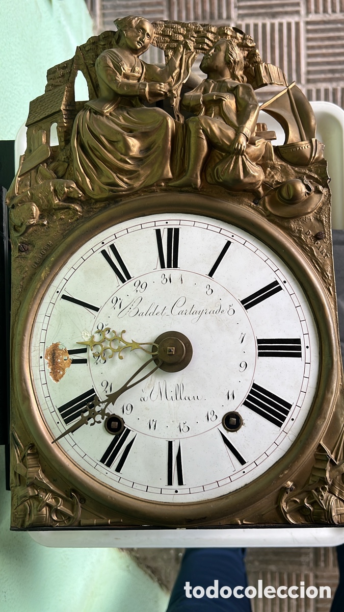 Relojes de pie: GRAN CABEZA RELOJ A CUERDA - Foto 1
