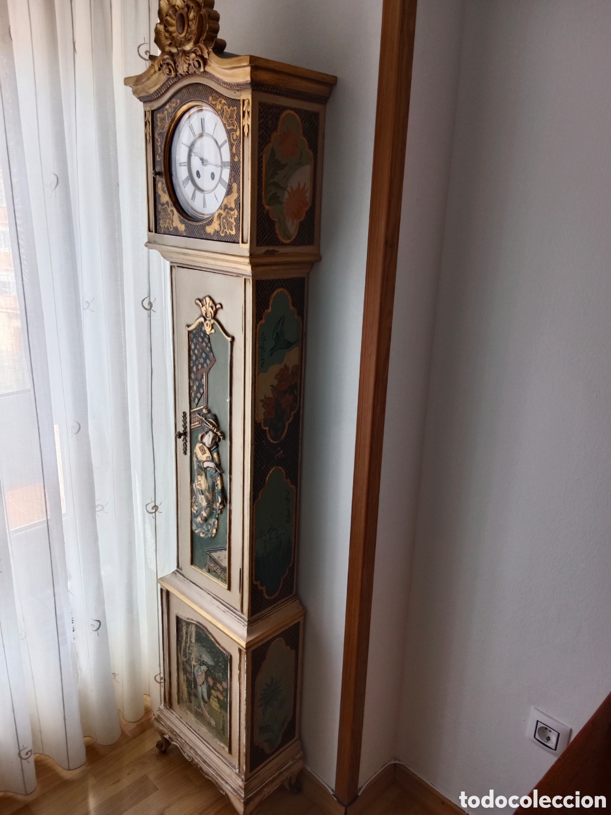 Relojes de pie: Reloj de pie antiguo - Foto 2