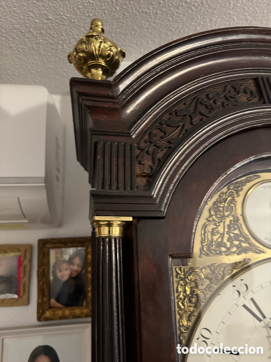 Relojes de pie: Reloj de pie en madera de caoba - Foto 10