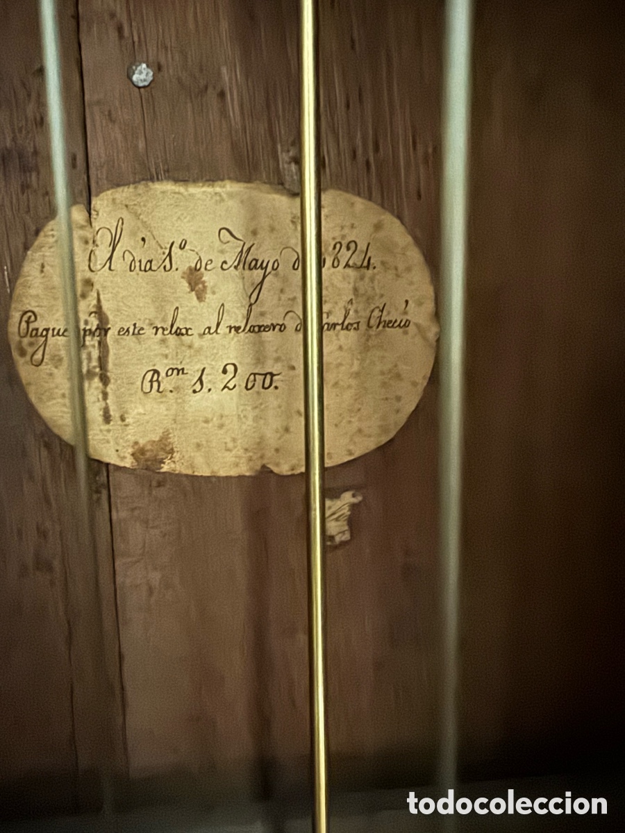 Relojes de pie: Reloj de pie en madera de caoba - Foto 11
