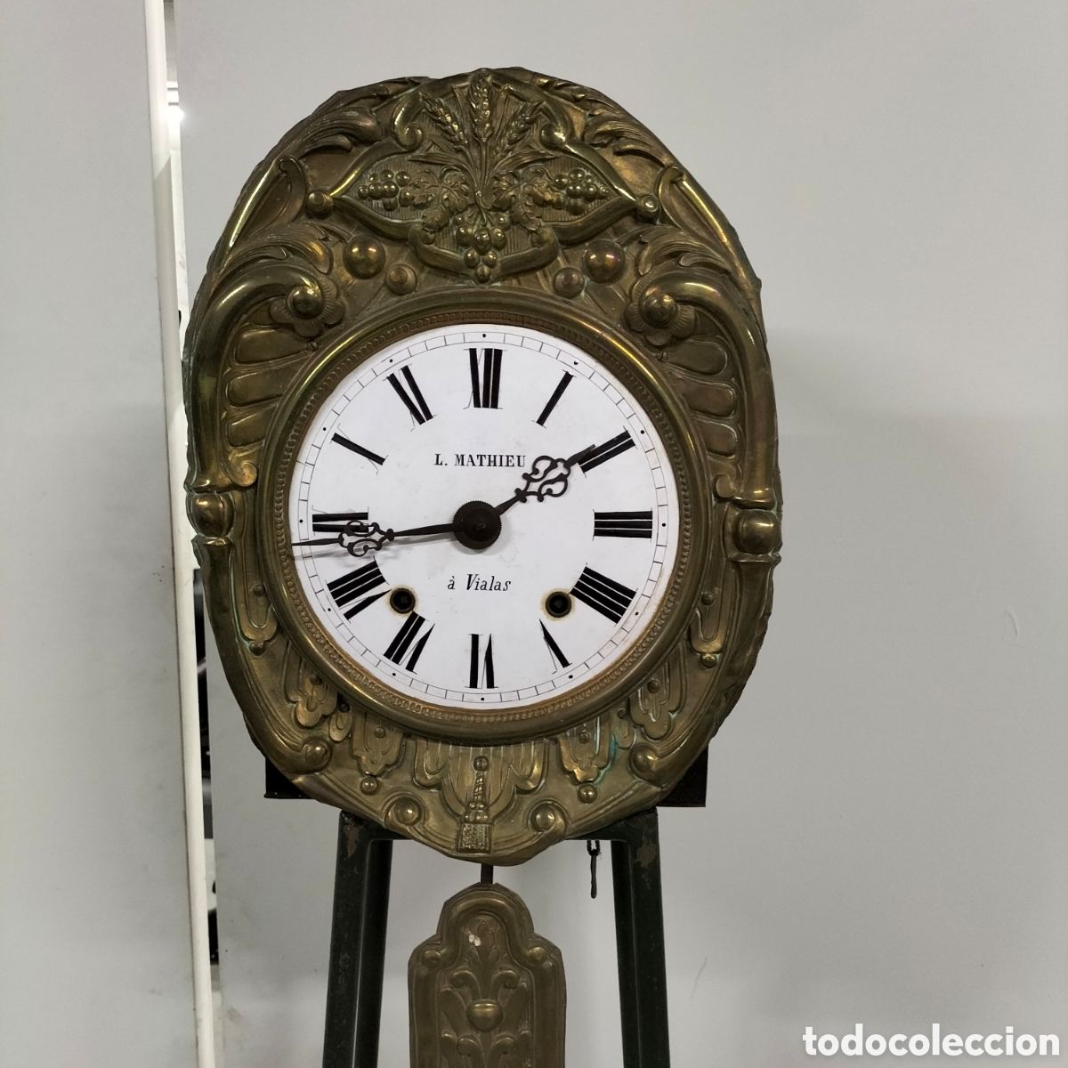 Relojes de pie: Bonito reloj morez con p&eacute;ndulo - Foto 4
