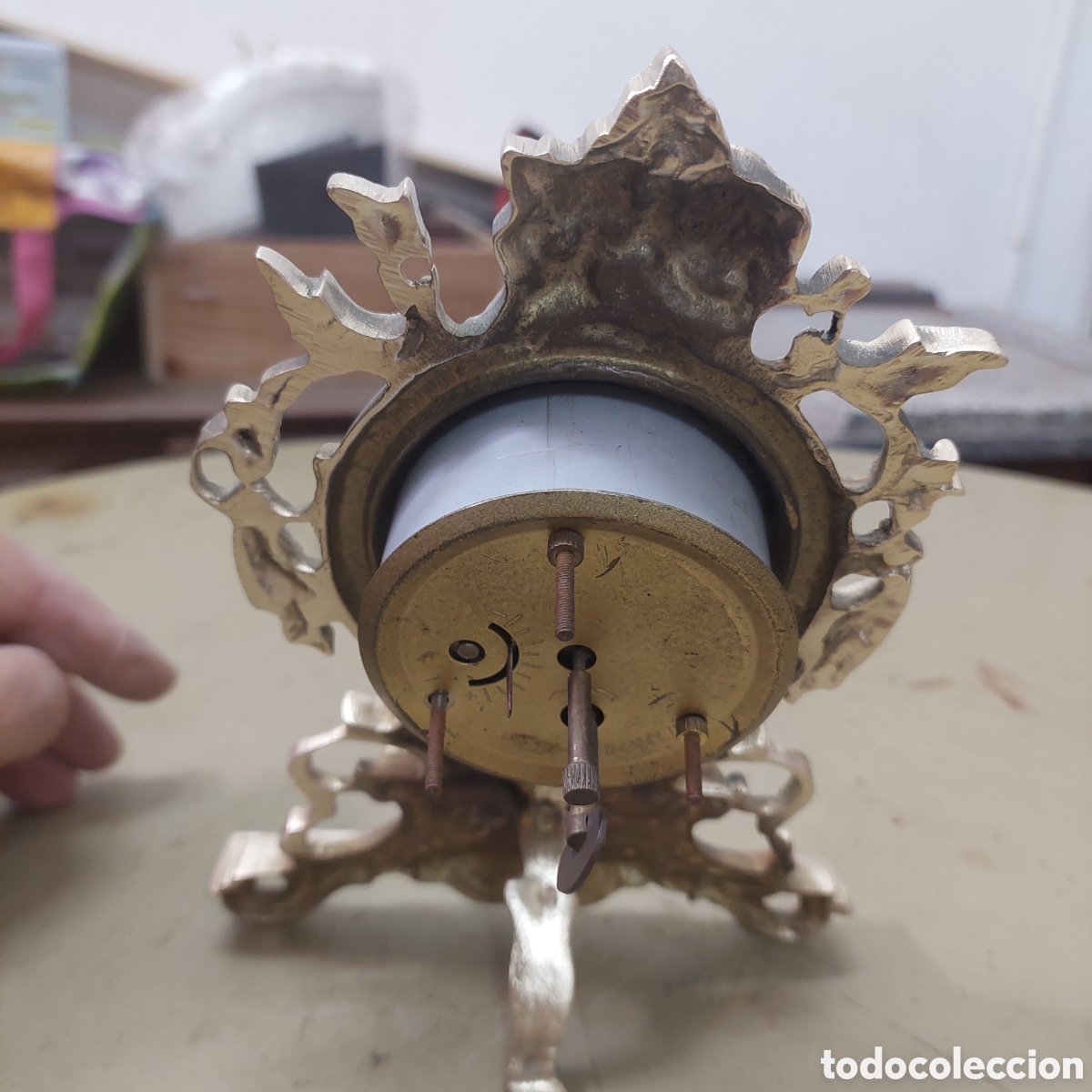 Relojes de pie: Reloj de bronce Mercedes. - Foto 3