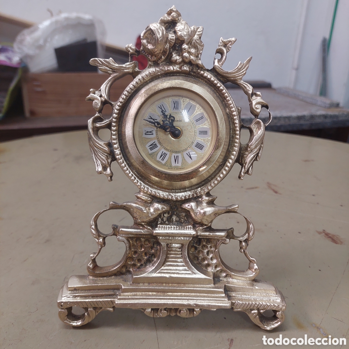 Relojes de pie: Reloj de bronce Mercedes. - Foto 5