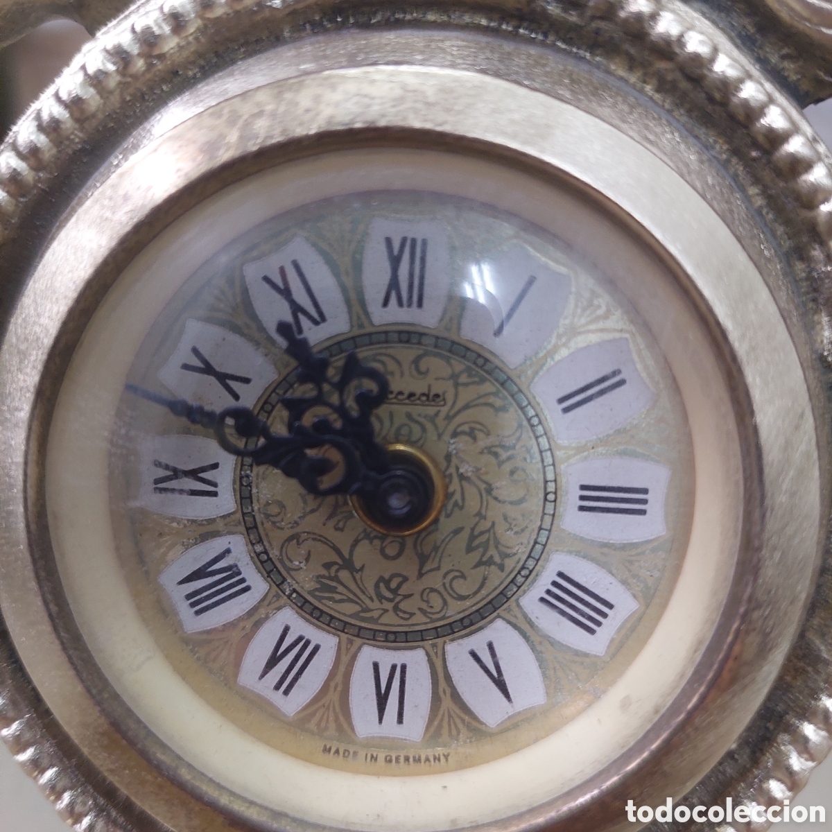 Relojes de pie: Reloj de bronce Mercedes. - Foto 7
