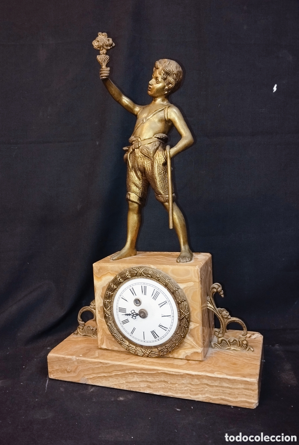 Relojes de pie: Reloj de repisa , m&aacute;rmol - Foto 1