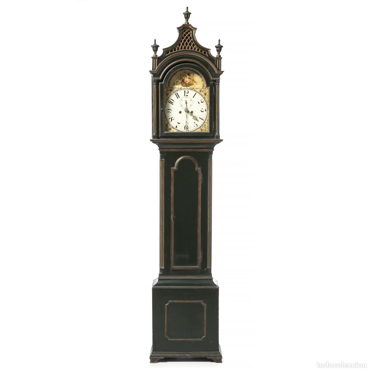 Relojes de pie: RELOJ INGL&Eacute;S DE DE PI&Eacute; - SIGLO XIX - Foto 1