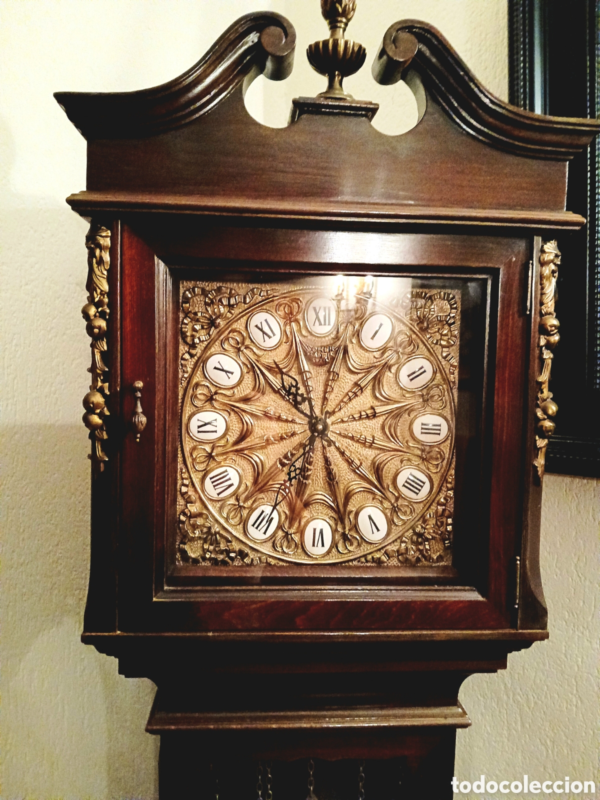 Relojes de pie: Reloj de pie caoba Soher - Foto 4