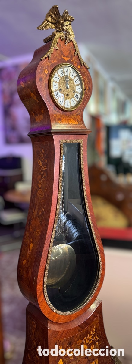 Relojes de pie: Reloj de pie franc&eacute;s MORBIER - Foto 2