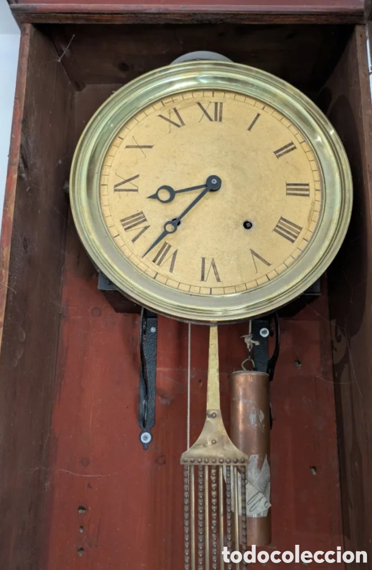 Relojes de pie: Reloj de pie con caja policromada. - Foto 2