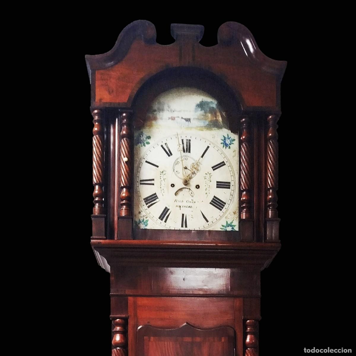 Horloges de parquet: RELOJ DE ANTESALA GRANDFATHER VICTORIANO. RICH ONEN, HOLYHEAD. SIGLO XIX