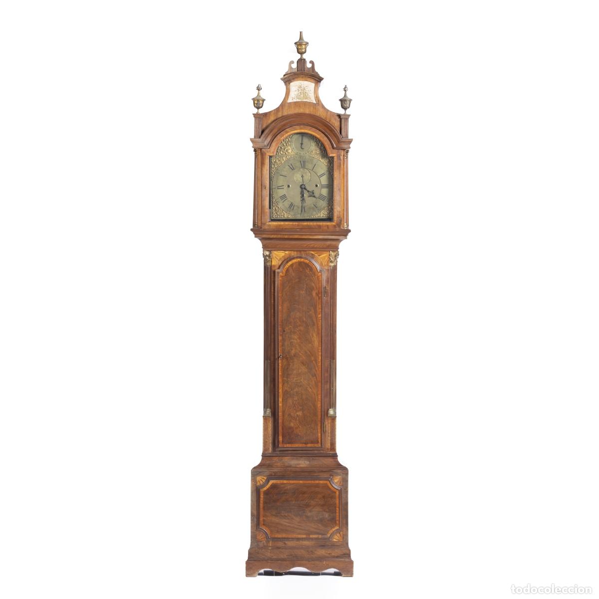 Grandfather clocks: Relojes - Reloj de pie de la &eacute;poca de Jorge III - siglo XIX
