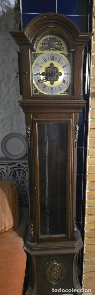 Relojes de pie: reloj de pie de madera antiguo - Foto 1