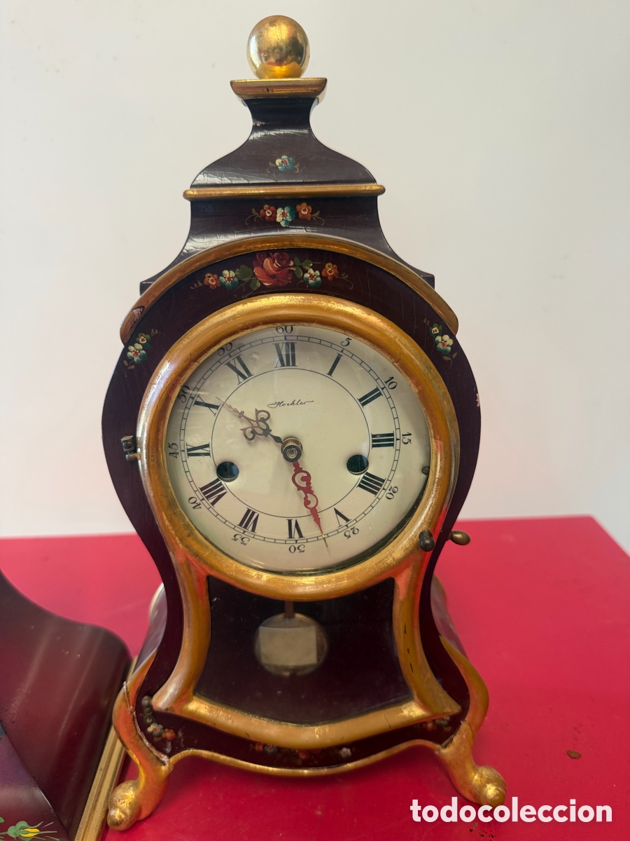 Relojes de pie: Reloj de sobremesa estilo holand&eacute;s con p&eacute;ndulo dec - Foto 2