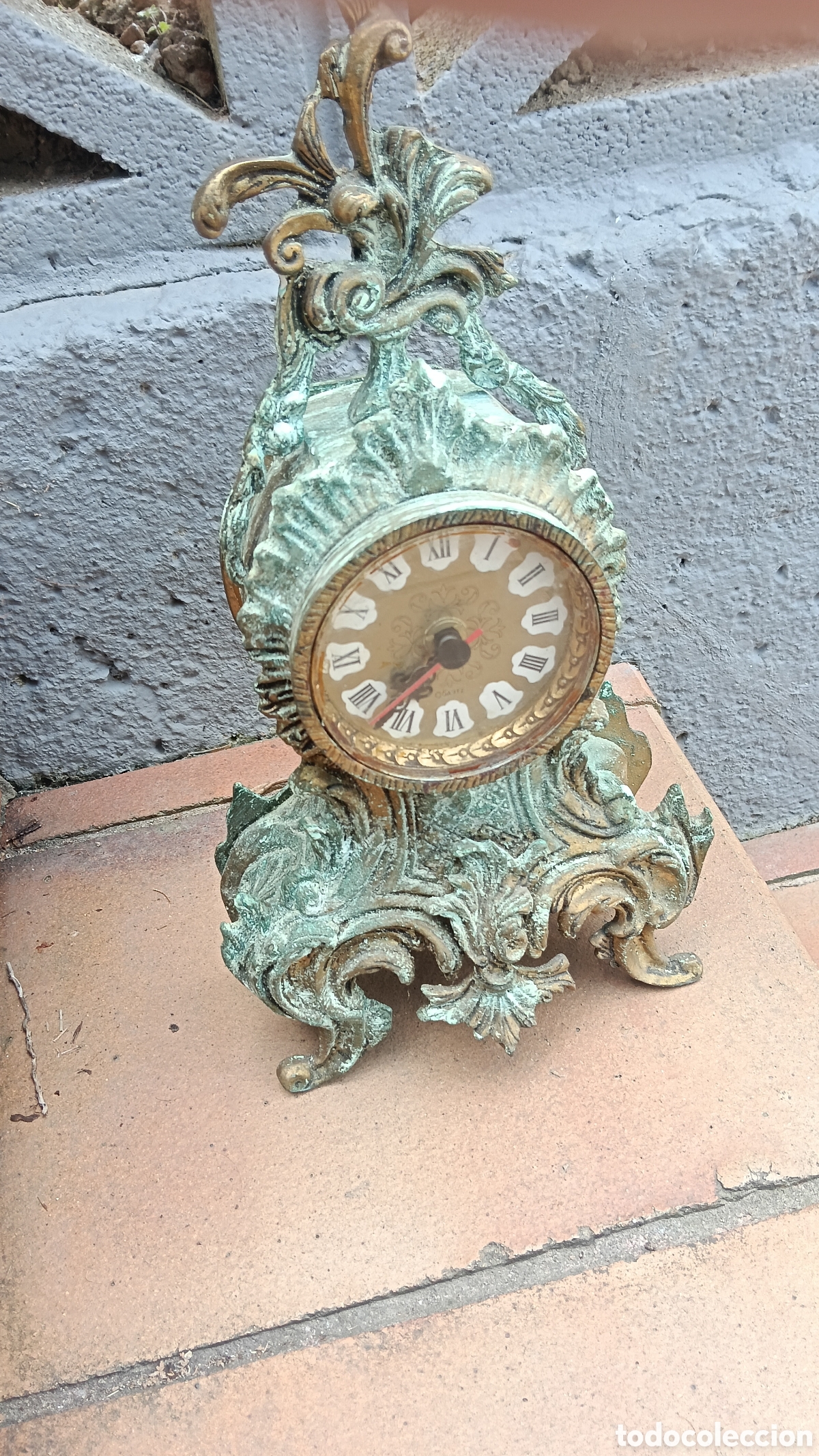 Relojes de pie: Reloj antiguo de bronce - Foto 1