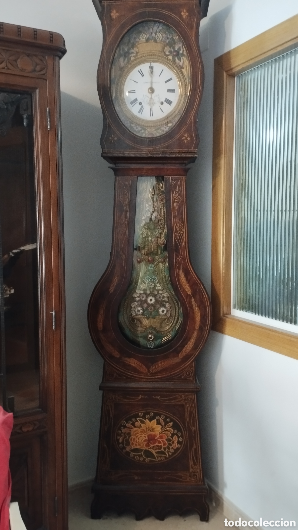 Relojes de pie: Morez con su caja original - Foto 4