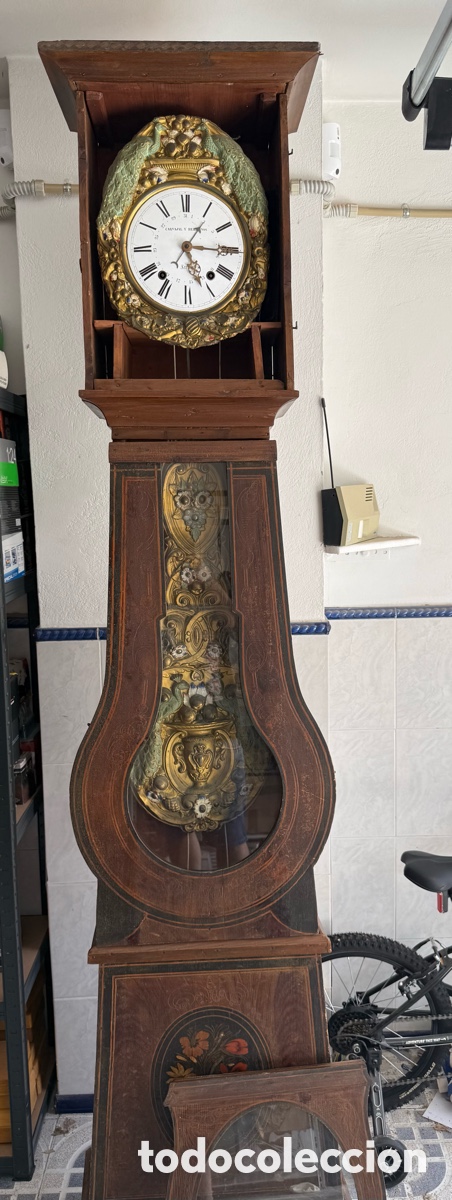 Relojes de pie: Bonito reloj moretz, Carvajal y hermanos, Sevilla, solo recogida
