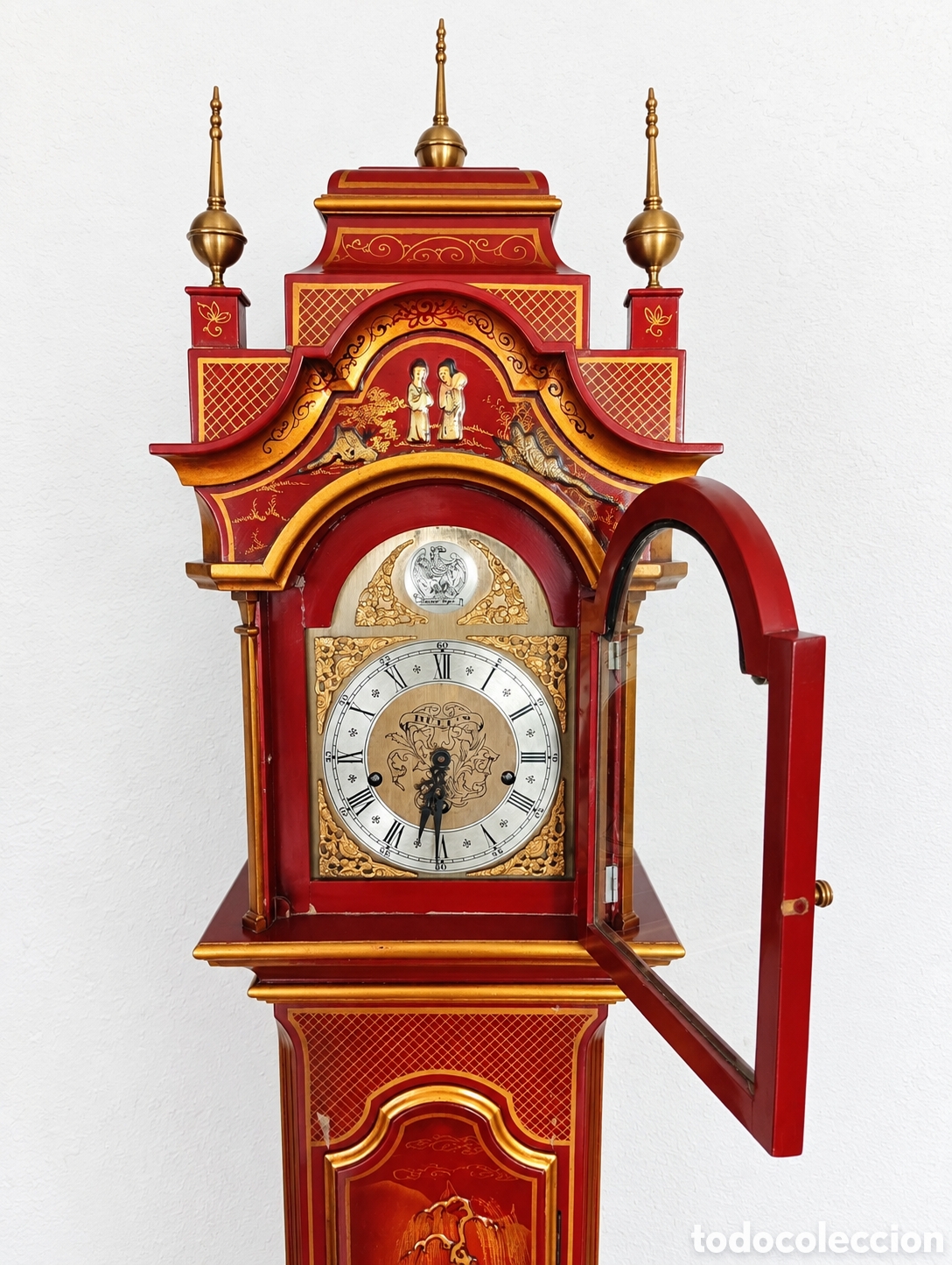 Horloges de parquet: Reloj chinoiserie de pie