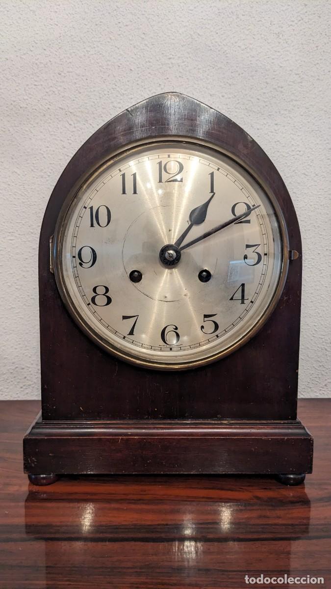Orologi a pendolo: Reloj de Sobremesa G&oacute;tico Mauthe / Gustav Becker (c. 1920-1930) Con Llave Original