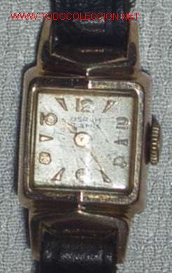 Relojes de pulsera: RELOJ PULSERA PARA DAMA, PLAQUE DE ORO! - Foto 1
