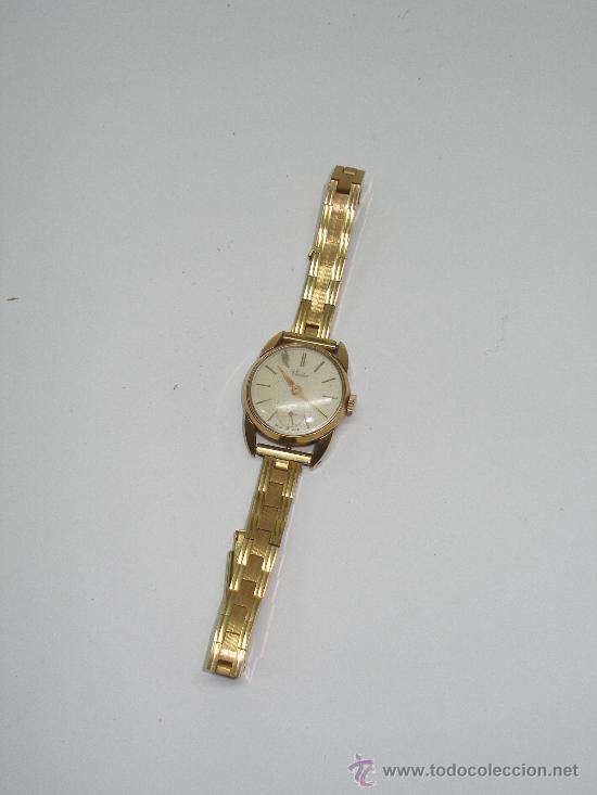 antiguo reloj sra. pulsera chapado oro fabric - Comprar Relojes antiguos de  pulsera carga manual en todocoleccion - 18094324