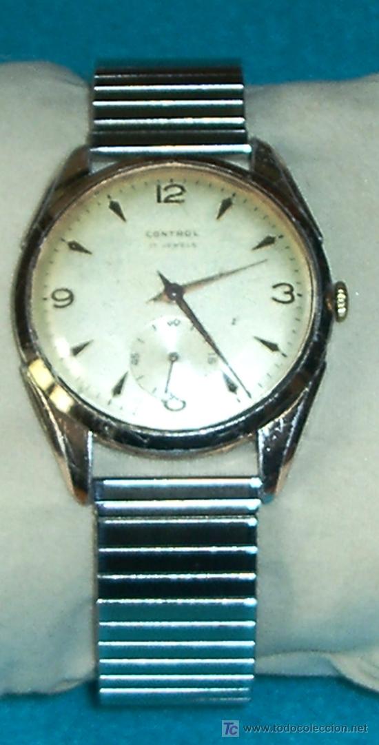 Relojes de pulsera: ANTIGUO RELOJ SUIZO CONTROL 35 mm. - Foto 1