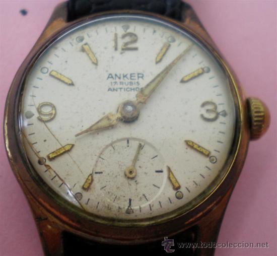 Relojes de pulsera: ANAKER 17 rubis antichoc .. NO funciona - Foto 2