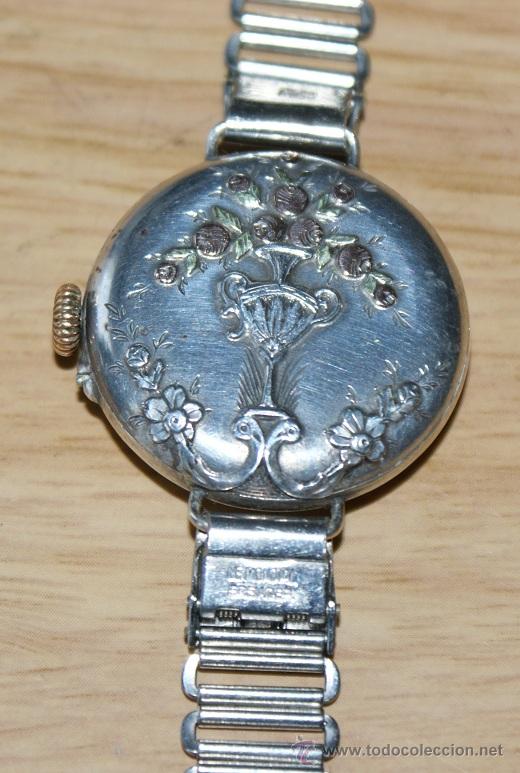 Relojes de pulsera: precioso reloj en plata - Foto 3